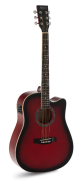 GUITARRA ACÚSTICA ADMIRA TENNESSEE ROJA BRILLO