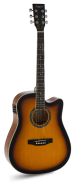 GUITARRA ACÚSTICA ADMIRA TENNESSEE SOMBREADA SATINADA