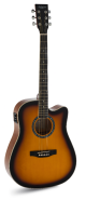 GUITARRA ACÚSTICA ADMIRA TENNESSEE SOMBREADA BRILLO