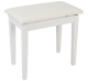 BANQUETA AMADEUS PARA PIANO BLANCO MATE