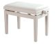 BANQUETA REGULABLE PARA PIANO BLANCO MATE PB007
