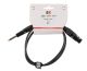 CABLE EK AUDIO PARA MICRÓFONO JACK - XLR HEMBRA 1 M
