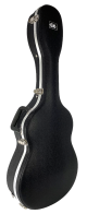 ESTUCHE EK PARA GUITARRA CLÁSICA DE ABS Y CARBONO NEGRO