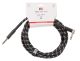 CABLE EK AUDIO PARA GUITARRA JACK - JACK RECTO - ACODADO TELA TRENZADA DE 3 M