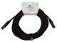 CABLE EK AUDIO TRENZADO DE TELA PARA MICRÓFONO XLR-XLR MACHO-HEMBRA 9 METROS 