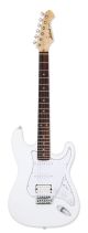GUITARRA ELÉCTRICA ARIA SERIE STG-004 BLANCA
