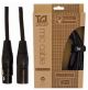 CABLE TGI PARA MICROFONO XLR-XLR HEMBRA 6M