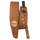 CORREA BASSO PARA GUITARRA Y BAJO SERIE CUERO WHISKEY FLOREADO