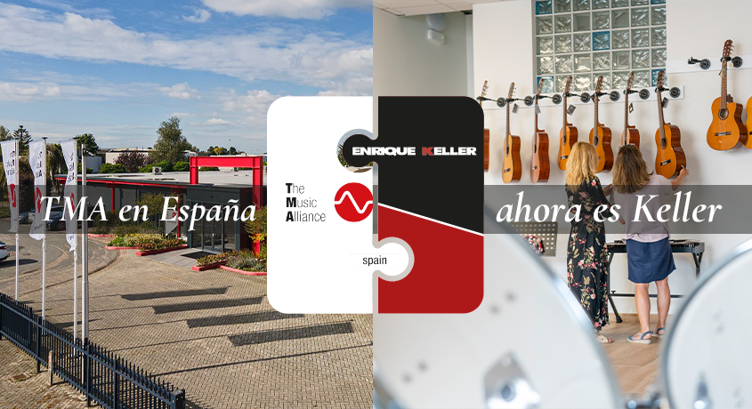 TMA en España, ahora es Enrique Keller, tu distribuidora de instrumentos musicales y accesorios musicales de confianza