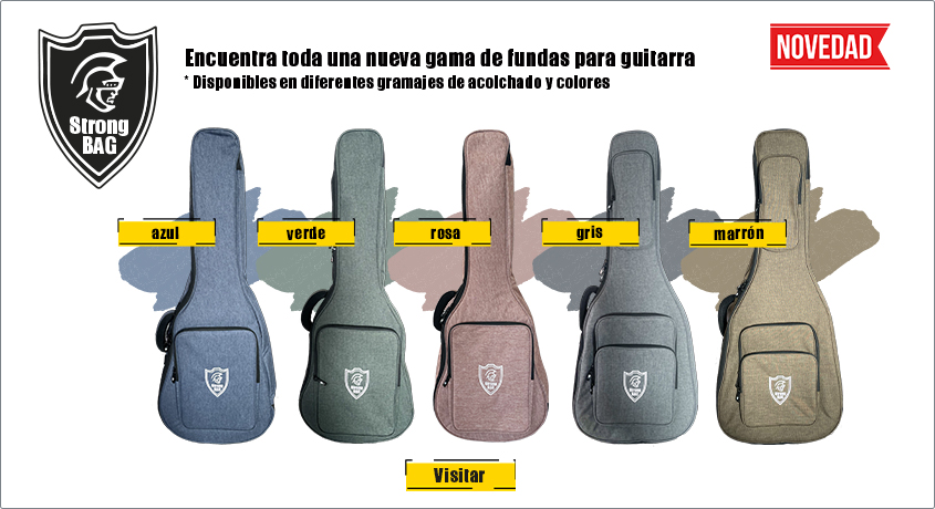 StrongBAG fundas de colores para guitarra clásica